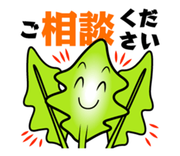 Spinach report & contact & consultation sticker #13446856