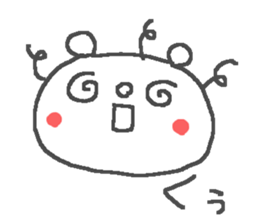 Kuu cute bear stickers! sticker #13447280