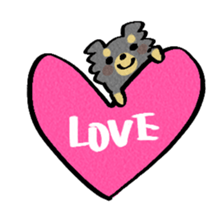 Chihuahua of kuro-chan sticker #13448124