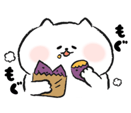 Marshmallow Cat - Mocchiri Neko - 2 sticker #13448171