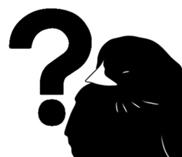 Chick shadow sticker #13448457