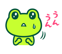 Kerokero frog 7 sticker #13448524