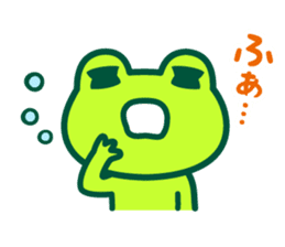 Kerokero frog 7 sticker #13448548