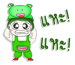 Mr. Tenshi. Cap Frog.^^ sticker #13449252