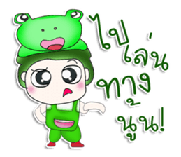 Mr. Tenshi. Cap Frog.^^ sticker #13449255