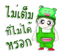 Mr. Tenshi. Cap Frog.^^ sticker #13449260