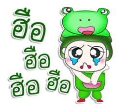 Mr. Tenshi. Cap Frog.^^ sticker #13449262