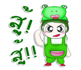 Mr. Tenshi. Cap Frog.^^ sticker #13449264