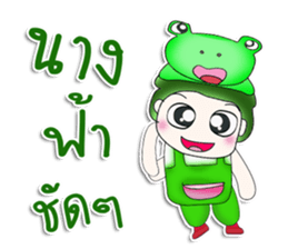 Mr. Tenshi. Cap Frog.^^ sticker #13449265