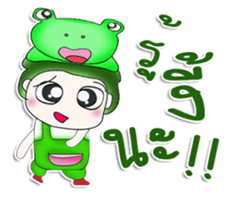 Mr. Tenshi. Cap Frog.^^ sticker #13449267