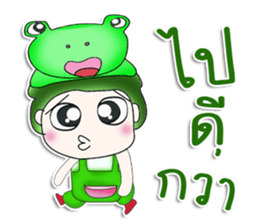 Mr. Tenshi. Cap Frog.^^ sticker #13449269
