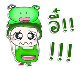 Mr. Tenshi. Cap Frog.^^ sticker #13449284
