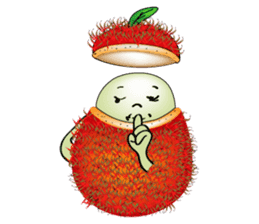 Chom Chom boy (rambutan) sticker #13450199