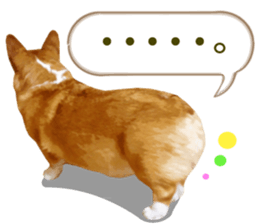 Welsh corgi is Sandy 2. sticker #13450403