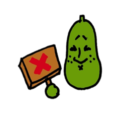 Madam Cucumber sticker #13451677