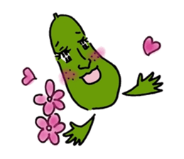 Madam Cucumber sticker #13451702