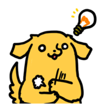 Clarinet_dog sticker #13451741