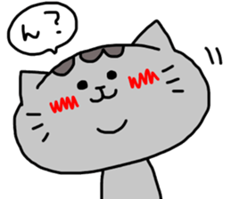 cat sticker tama4 sticker #13451836