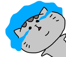 cat sticker tama4 sticker #13451837