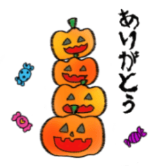itsuitsu Happy Halloween sticker