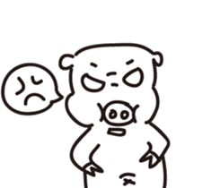 Resentment pig sticker #13452980