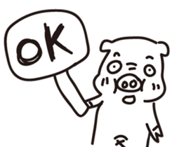 Resentment pig sticker #13453006