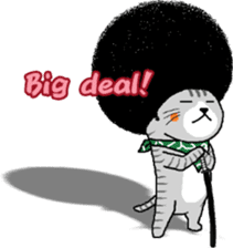 The Seven Afro Cats #4 -Samurai Cat.- sticker #13453299