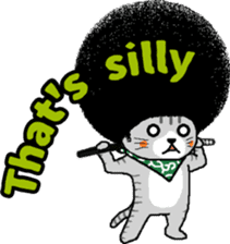 The Seven Afro Cats #4 -Samurai Cat.- sticker #13453300