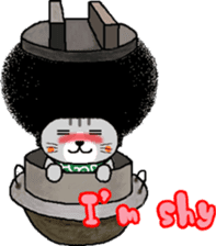 The Seven Afro Cats #4 -Samurai Cat.- sticker #13453303