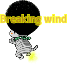 The Seven Afro Cats #4 -Samurai Cat.- sticker #13453307