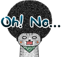 The Seven Afro Cats #4 -Samurai Cat.- sticker #13453310