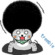 The Seven Afro Cats #4 -Samurai Cat.- sticker #13453311