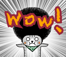 The Seven Afro Cats #4 -Samurai Cat.- sticker #13453312