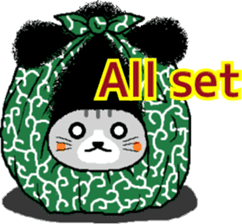 The Seven Afro Cats #4 -Samurai Cat.- sticker #13453317