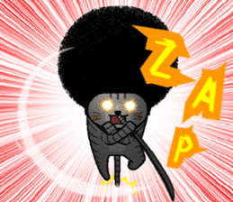 The Seven Afro Cats #4 -Samurai Cat.- sticker #13453324
