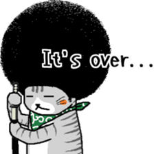 The Seven Afro Cats #4 -Samurai Cat.- sticker #13453325