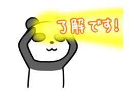 Panda & nose glasses anime sticker #13453594