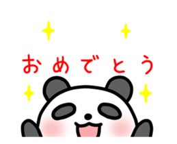 Panda & nose glasses anime sticker #13453599