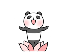 Panda & nose glasses anime sticker #13453609