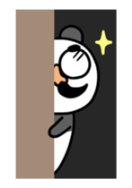 Panda & nose glasses anime sticker #13453610