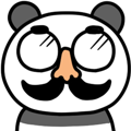 Panda & nose glasses anime
