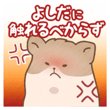 "Yoshida" hamster Sticker sticker #13453685