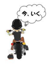 I LOVE American Motorcycle!!MOVING3 sticker #13453736