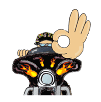 I LOVE American Motorcycle!!MOVING3 sticker #13453738