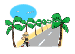 I LOVE American Motorcycle!!MOVING3 sticker #13453741