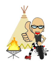 I LOVE American Motorcycle!!MOVING3 sticker #13453749