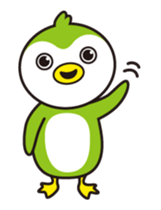 Green penguin - KuKu sticker #13453758