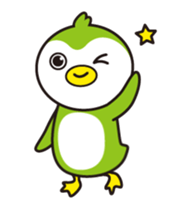 Green penguin - KuKu sticker #13453759