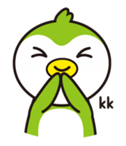 Green penguin - KuKu sticker #13453761