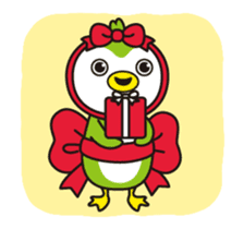 Green penguin - KuKu sticker #13453768